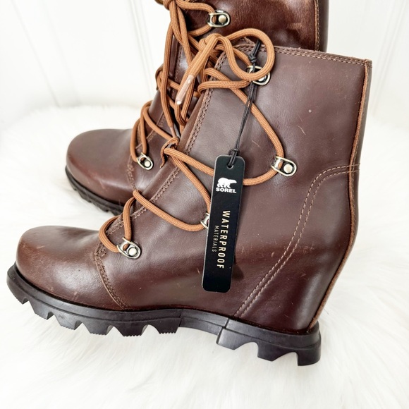 NEW SOREL JOAN OF ARCTIC WEDGE III LACE BOOT SIZE 6.5 - Picture 11 of 16